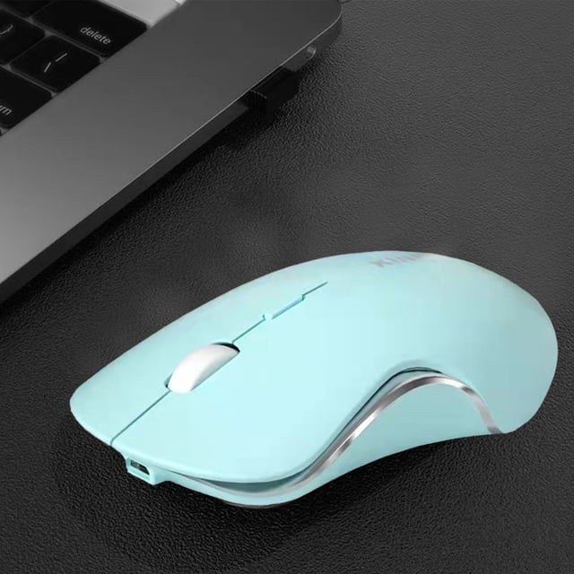 Computer Mouse Wireless, Mute and Slim Ergonomic Wireless Mouse with Large 1000mAh Rechargeable Battery