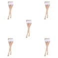 thumbnail image 1 of maskred Soft And Comfortable Tights High Stocking Stretchy Warm Fashionable Easy To Wear Nylon Compression Stockings Open Toe-Skin Color XL 5Set, 1 of 6