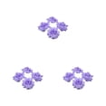 thumbnail image 2 of Decodeary 50pieces Low Maintenance Soft Texture Fabric For Albums And Decorations Realistic Appearance Fiber Wide Application Purple 4.5cm 3Set, 2 of 6