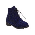 thumbnail image 2 of Bottes Hautes à Plateforme à Talons Hauts Épais pour Femmes à Manches, à Agencement de Couleurs de Fleurs d'Automne et d'Hiver, 2 of 5