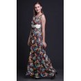 thumbnail image 2 of Bimba Floral Ladies Round Neck Sleeveless Long Tank Casual Maxi PrintDress-Large, 2 of 6