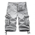 thumbnail image 1 of cllios Liquidation à Moins de 5 $ Shorts Cargo pour Hommes Coupe Décontractée Shorts à Multiples Poches Shorts Militaires d'Extérieur Shorts Amples de Randonnée Cargo, 1 of 3