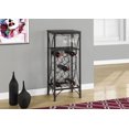 thumbnail image 3 of Monarch Specialties Home Bar, Wine Rack, Metal, Black, Black, Transitional, 3 of 3