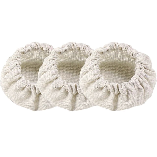 N01# Yeast Fermentation Tank Cloth Lid Unbleached Reusable (Fits 3" 4" Jar Mouths) Bottles