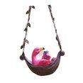 thumbnail image 3 of Abbracc Hanging Hammock Swing Animal Statue Animal Sculpture for Car Rearview Mirror Flamingo, 3 of 9