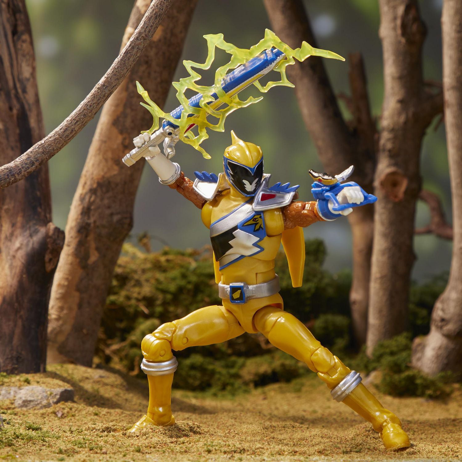Power Rangers Lightning Collection -Gold Ranger, figurines articulées de collection de 15 cm