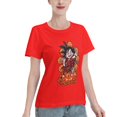 thumbnail image 2 of T-Shirt Basique à Manches Courtes pour Femmes Dragon Ball Little Goku, 2 of 6