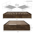 thumbnail image 4 of Lit rangement 3 tiroirs Nocce de Nexera, Truffe, 4 of 8