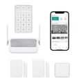 thumbnail image 1 of Wyze Home Security Core Kit: Hub, Keypad, Motion Sensor, Entry Sensors (x2); Compatible w/ Wyze Cam, Leak & Climate Sensors; 3 Mo, 1 of 6
