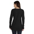 thumbnail image 4 of Inkmeso Tshirt With Buttons Jersey Tee Long Sleeve Top For Women, 4 of 8