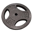 thumbnail image 1 of CAP Barbell Standard 1-inch Grip Weight Plate, Black, 1 of 3