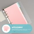 thumbnail image 5 of KAKOWELY aesthetic dividers 6 Sheets Of Binder Dividers Index Dividers Notepad Binder Dividers Notepad Divider Loose Leaf Notebook Index Dividers Page Dividers Notepad Dividers (A6), 5 of 5