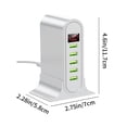 thumbnail image 3 of Chargeur Numérique à Cinq Interfaces USB 5V4A avec Plusieurs Protections Adapté aux Appareils Système IOS et Android Prise Multifonctionnelle, 3 of 7