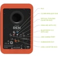 thumbnail image 3 of Kanto REN 200W Powered Speaker System with HDMI ARC Input for TV & Home Theater | USB-C and Bluetooth 5.3 | High/Low Pass Filter | Pair | Matte Orange, 3 of 5