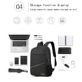 thumbnail image 4 of RKSTN Storage and Organization Laptop Backpack 15.6 Inch, Business Slim Durable Laptops Travel Backpacks With USB Charging Port, College School Computer Bag Gifts For Men And Women Storage Bins, 4 of 6