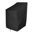 thumbnail image 1 of Chair Cover Waterproof Buckle Outdoor Seat Cover Foldable Oxford Cloth Patio Lounge Protector, 1 of 9