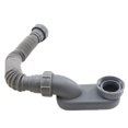 thumbnail image 4 of Lefu Flexible P Trap For Bath Tub Drain Pipe Low Profile Easy Setup Solution, 4 of 9