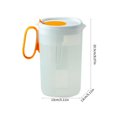 thumbnail image 3 of LOVEVERPlastic Water Pitcher with Lid Mix Drinks Water Jug Clear Pitcher with Lid 1 Gallon  Large Plastic Ice Tea Pitcher for Fridge  Juice Pitcher Water Pitcher  Sun Tea Jug  Gallon Pitc, 3 of 9