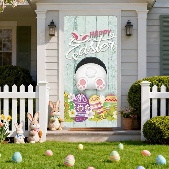 Fridja Easter Decorations Easter Door Curtain Party Decorations
