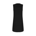thumbnail image 3 of Birdeem Womens Summer Fashion Solid Square-Neck Sleeveless Pullover Dress, 3 of 12