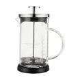 thumbnail image 2 of LSLJS 350ml/600ml Glass Hand Pump Milk Frother with Handle and Scale, Cold Extraction Pot, 2 of 3