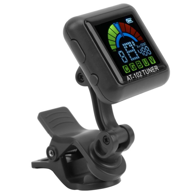 Tuner de Guitare Rechargeable, Tuner de Clipon de Guitare Aroma USB Tuner de Guitare Robuste et Résistant