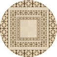 thumbnail image 1 of Ahgly Company Tapis d'Intérieur Lavable en Machine Carré Transitionnel Blond Doré Or, 3 Pieds Carré, 1 of 7