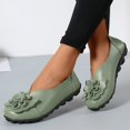 thumbnail image 4 of B91xZ Mocassins Confortables pour Femmes, Chaussures de Bureau Habillées, Vert Armée 8, 4 of 5