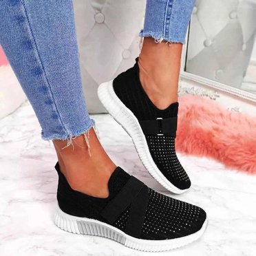 Chaussures à Enfiler avec Semelle Orthopédique Espadrilles Mode pour Femmes Espadrilles à Plateforme pour Femmes Chaussures de Marche Décontractées
