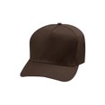 thumbnail image 1 of Top Headwear Poly Cotton Twill Snapback Cap  - Chocolate, 1 of 2
