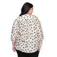 thumbnail image 3 of Chemisier à manches 3/4 Lane Bryant Plus pour femmes, 3 of 6