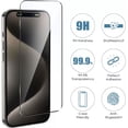 thumbnail image 2 of For iPhone 16 Pro Screen Protector Supershield Anti-Reflective Tempered Glass Protector - 2 Pack, 2 of 5