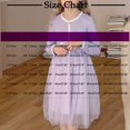 thumbnail image 2 of LOVZFMLL Girls' Summer Short Sleeve Ruffled Lace Round-Neck Embroidery Mesh Princess Bow Skirt, 2 of 8