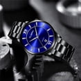 thumbnail image 1 of Mens Stainless Steel Chronograph Business Watch with Date Display and Durable Sport Strap Design, 1 of 5