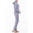 thumbnail image 3 of Chandails à Capuchon et Pantalons en Molleton pour Femmes Gris, 3 of 7