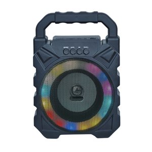 RXIRUCGD Haut-parleur Bluetooth Portable sans fil Portable Speaker avec des fournitures colorées de fête légère