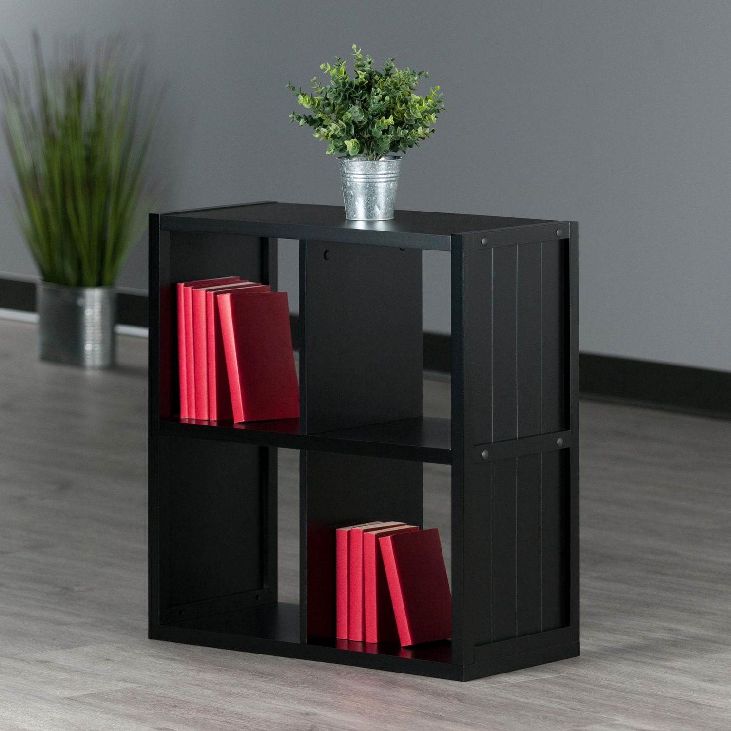 Timothy shelf 2 x Cube with Wainscoting Panel
