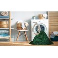 thumbnail image 2 of Ahgly Company Machine Washable Indoor Rectangle Transitional Dark Forest Green Area Rugs, 3' x 5', 2 of 7
