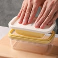 thumbnail image 4 of LutIedan Airtight Butter Dish with Lid Butter Keeper for Countertop And Refrigerator Fridge Storage Box Large Capacity Kitchen Organizer Preserve Freshness Dishwasher Safe, 4 of 7