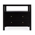 thumbnail image 4 of Butler Specialty Company Nora 2 Drawer Wood Wide Nightstand - Coffee, 4 of 8