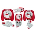thumbnail image 1 of Pyjamas de Noël Assortis pour Famille Ensemble Pyjama Imprimé Père Noël Vêtements de Nuit pour Couples Enfants Bébé, 1 of 8