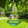 thumbnail image 1 of Baohd Plastic Hummingbird Feeder For Garden Bird Watching Healthy Feed Bird Cages Bird Bath For Outside Blue, 1 of 6