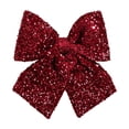 thumbnail image 2 of Wooowa Christmas Small-Size Sequin Bows, Sparkling Festive Decor for Gift Boxes & Xmas Tree, 2 of 8