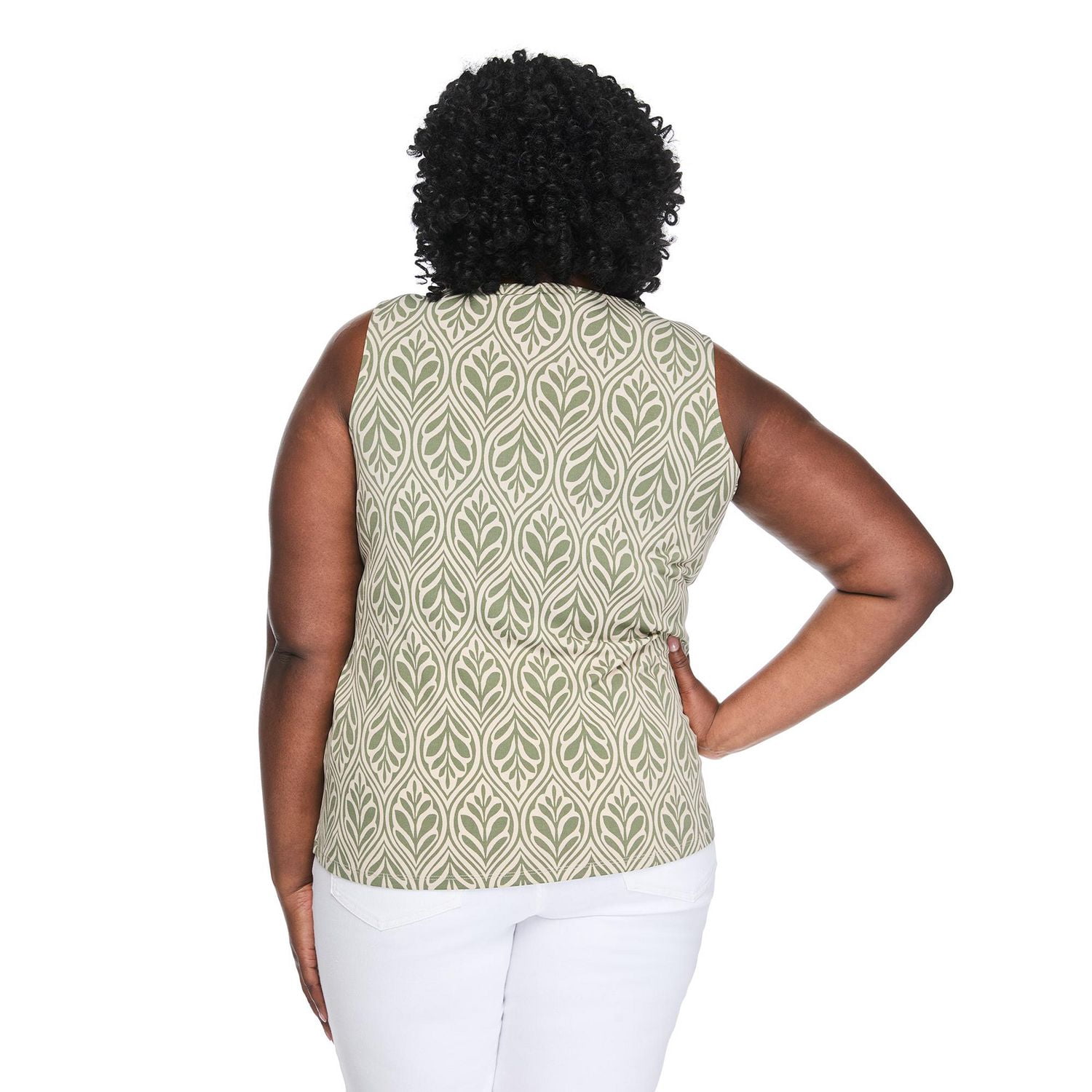 Haut plissé sans manches Lane Bryant Plus pour femmes