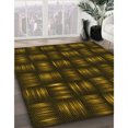 thumbnail image 3 of Ahgly Company Tapis d'Intérieur Lavable en Machine Carré Transitionnel Brun Bronze Foncé, 8 Pieds Carré, 3 of 7