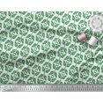 thumbnail image 3 of Soimoi Cotton Duck Fabric Ogee Damask Print Sewing Fabric Yard 56 Inch Wide, 3 of 5