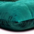 thumbnail image 2 of Decorative Teal Blue 18"x18" (45x45 cm) Throw Pillows, Velvet Beaded Embroidered & Chevron Pattern Throw Pillows For Couch, Solid Color Pattern Modern Style - Esquire Teal, 2 of 3