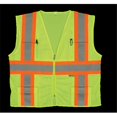 thumbnail image 1 of Gilet Multi-Poches en Maille Classe 2 2W - Lime, Grand, 1 of 1