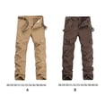 thumbnail image 4 of maskred Cargo Pant Wide Application Breathable And Comfortable Made With Cotton Ample Pocket Space Coffee 28, 4 of 6
