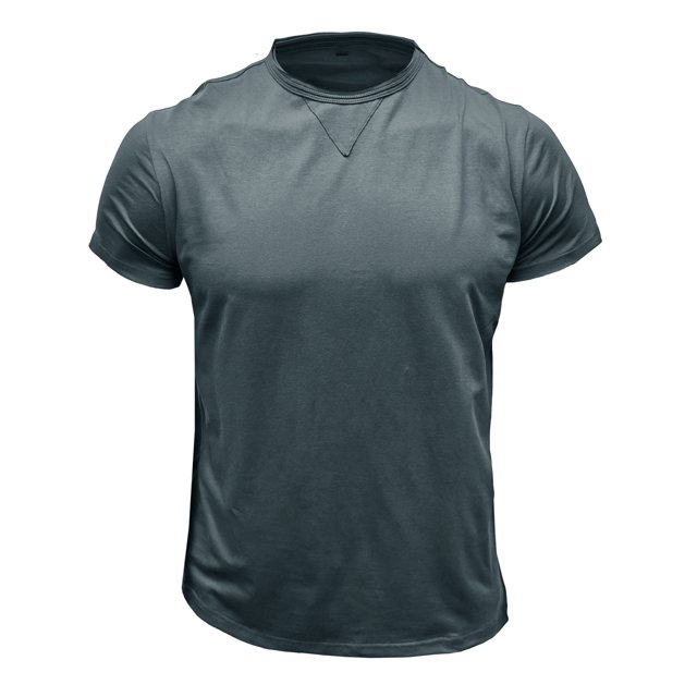 Penkiiy T-Shirt pour Homme à Manches Courtes, Décontracté, Mode, Col Rond, Chandail, Boutons, Blouse, L Gris Foncé